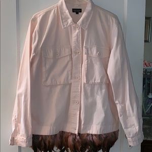 Topshop beautiful Pink Jean Jacket